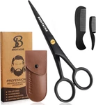 5 Professional Beard And Mustache Scissors, German Steel Come New. Price: $11.53.