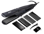 Pulla Hair Straightener And Crimper - 4 In Count (pack Of 1), Black New. Price: $41.82.
