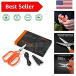 Paradox 4.5-INCH Fishing Scissors: Serrated Stainless Steel Line Cutters New. Price: $13.49.