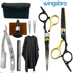 6.7 Inches Wingsbro Haircutting Scissors Kit, Full Set With Barber Accessories New. Price: $19.98.
