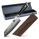Shan Zu Personalize Damascus Chef Knife 7 Inch Super Sharp Santoku New. Price: $75.99.