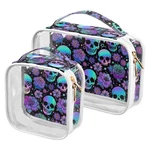 Mnsruu Clear Makeup Bags Funny Skulls Toiletry For One Size, 39 New. Price: $26.81.