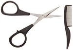 Allary Men's Beard And Mustache Scissors, Mini Comb Trimming Kit New. Price: $26.99.