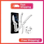 Jasni Heavy Duty Kitchen Shears, Spring Loaded Poultry Stainless Steel New. Price: $19.68.