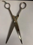 Vintage Oster 928-34 6 Stainless Steel Hair Shears Silver Finger Rest Stork Used. Price: $16.00.