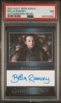 2021 Rittenhouse Game Of Thrones Bella Ramsey - Iron Anniversary S1 Blue Auto Graded. Price: $150.00.