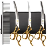 Citywish Dog Grooming Scissors,curved Chunkers Shears Deg With Safety New. Price: $109.85.