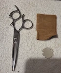 Moontay 6.0" Hair Cutting Shears, Stainless Steel New. Price: $26.49.