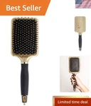Hair Brush Ceramic Ion Nanothermic Paddle Styler Olivia Garden Nt Pdl New. Price: $44.09.