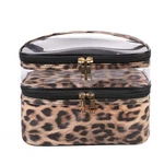Fitini Makeup Bags Leopard Double Layer Travel Storage Cosmetic Cases New. Price: $20.61.
