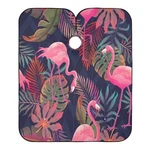 Blueangle Palm Leaf Flamingo Barber Cape - 65*55IN, New. Price: $28.88.