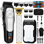 Professional Cordless Hair Clippers And Beard Trimmer Set For Men, Led Displa... New. Price: $44.48.