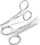 Utopia Care Eyebrow Scissors, Professional 1 Count (pack 2), Silver New. Price: $9.73.