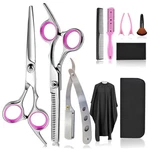 Pro Hair Cutting Scissors Kit - 11PC Barber Supplies New. Price: $38.39.