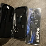 Black Shark Fin Razor With Feather And 10 Pack Of Blades + More Must See New. Price: $45.00.