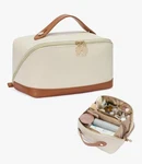 Telena Leather Portable Travel Waterproof Cosmetic Bags New. Price: $12.99.