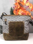 Nwt Myra Burnt Sienna Leather Canvas Crossbody Shoulder Bag #S-1543 Pre-owned. Price: $62.99.