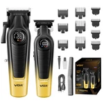 Vgr Hair Clippers For Men & Trimmer Set, Cordless Barber Combo With Gold New. Price: $80.90.