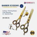 Professional Hair Cutting Japanese J2 Scissors Set Thinning Barber Shears Kit New. Price: $39.99.
