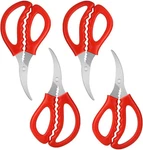 Seafood Scissors Crab Shears Stainless Steel Leg Crackers Tool 4 Pcs New. Price: $13.05.