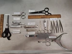 Lot Of 19 Nail & Hair Care Instruments Clippers Scissors Tweezers Mixed Brands Used. Price: $32.95.