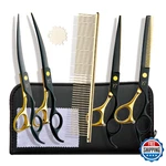 Citywish Dog Grooming Scissors,paint Coated Curved Thinning New. Price: $65.19.