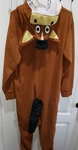 Horse 1 Pc Sleeper Pajama Women Size Medium Brown Tail Mane Hood Lined Warm! Pre-owned. Price: $11.16.