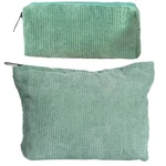 Fitini 2 Pcs Makeup Large Corduroy Cosmetic Bags Portable Travel Toiletry... New. Price: $18.39.