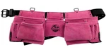 Graintex DS2015 11 Pocket Professional Suede Leather Belt/tool Bag Pink New. Price: $39.95.