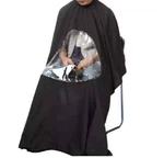 Hair Cutting Barber Cape With Viewing Window-salon Cover, Drape For Stylish New. Price: $9.95.