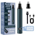 Nose Hair Trimmer With Led Display- 2025 Professional 6.4"*2.0"*1.2", Blue New. Price: $30.99.