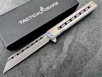 Full TC4 Titanium Edc Folding Knife! Damascus Steel Tanto Blade! Ball Bearing! New. Price: $66.98.