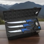 Outdoor Edge RFP6 Reel Flex Pak 5 Piece Set W/3 Fillet Knives New. Price: $35.00.