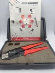 Schleuniger CT-10 Scissor Action Tool, Crimping Die Set ,case, Switzerland Used. Price: $99.67.