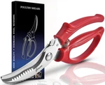 Gerior Heavy Duty Poultry Shears - Kitchen Scissors For Cutting Chicken, Red New. Price: $36.26.