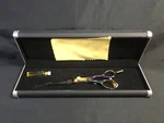 Christensen SJ-223 8" Dog Grooming Straight Shears Case With Oil & Cloth Used. Price: $200.00.