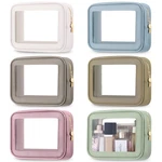 Abbylike 6 Pcs Clear Makeup Bags Travel Nylon Morandi Toiletry Bulk... New. Price: $46.10.
