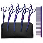 Citywish Dog Grooming Scissors,purple Curved Chunkers Shears With Safety Round New. Price: $68.95.