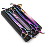 Moontay Professional 8.0" Dog Grooming Scissors Set, 4-PIECES Straight, Upwar... New. Price: $64.93.