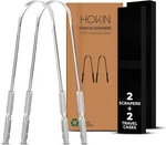 Tongue Scraper For Adults By Hokin (2PCS Count (pack Of 1) Shaped, Silver New. Price: $12.35.