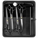 Professional Dog Grooming Scissors Set 6.5" Thinning, 7" Straight, Up-cu... New. Price: $42.27.