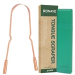 Ronavo Copper Tongue Scraper For Adults, Oral Care & Hygiene Cleaner New. Price: $16.99.