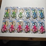 24 Westcott 5" Hard Handle Blunt-tip Scissors-pink, Blue, Yellow, Green For Kids New. Price: $36.00.