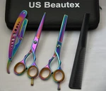 Professional Hair Cutting Scissors Set 6" Stainless Steel Titanium Razor Shears New. Price: $28.99.