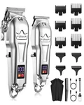 Ufree Hair Clippers For Men Professional, Barber 17 Piece Set, Silver New. Price: $65.90.