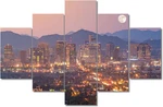 Tumovo 5 Piece Canvas Wall Art For Living Room - Top View Of Downtown Phoenix New. Price: $150.99.