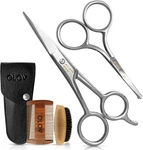 Olov Professional Beard & Mustache Scissors - Trimming Set With New. Price: $75.00.