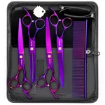 Wenshall Professional Dog Grooming Scissors Set - 6.5" Thinning, 7" Straight, New. Price: $65.73.
