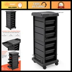 Tasalon Trolley 6-TRAY Rolling Storage Cart Tattoo New. Price: $186.99.