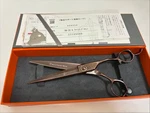 Mizutani Sword DB-20 6.7 Hair Cutting Scissors Custom Mirror Brown Pro Shears Used. Price: $700.00.
